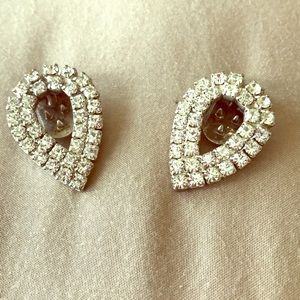 Vintage Rhinestone shoe Buckles